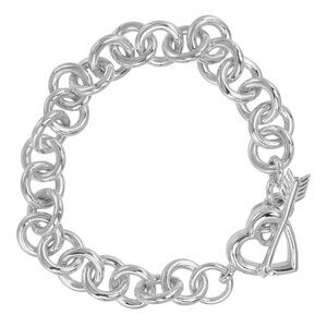 Tiffany & Co Heart & Arrow Toggle Silver 925 33.5